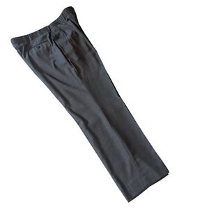VTG Stafford Brushed Gray Pleated Expandable Dress Pants Slacks Men's 40Wx32L